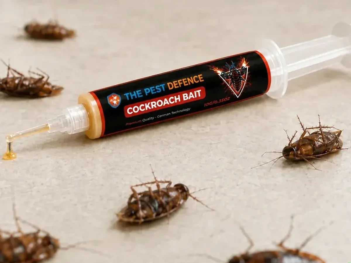 Pest Defence Precision Roach Gel Syringe nozzle close-up